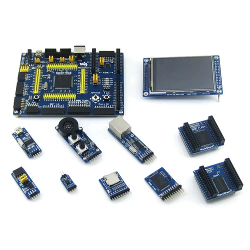 Waveshare STM32 Правление развития STM32F103ZET6 Плата по разработке рук +10 модуль