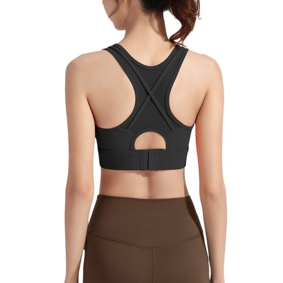 防下垂抗菌运动内衣女防震强度一体式瑜伽背心跑步健身文胸