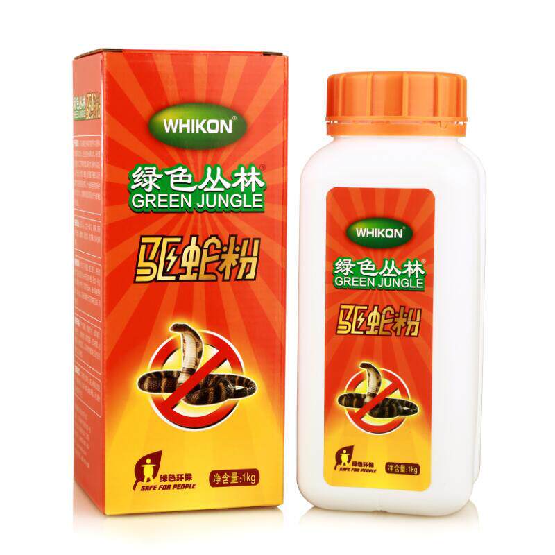 Green jungle snake repellent powder snake repellent medicine field camping equipment efficient snake repellent powder 1KG bottle