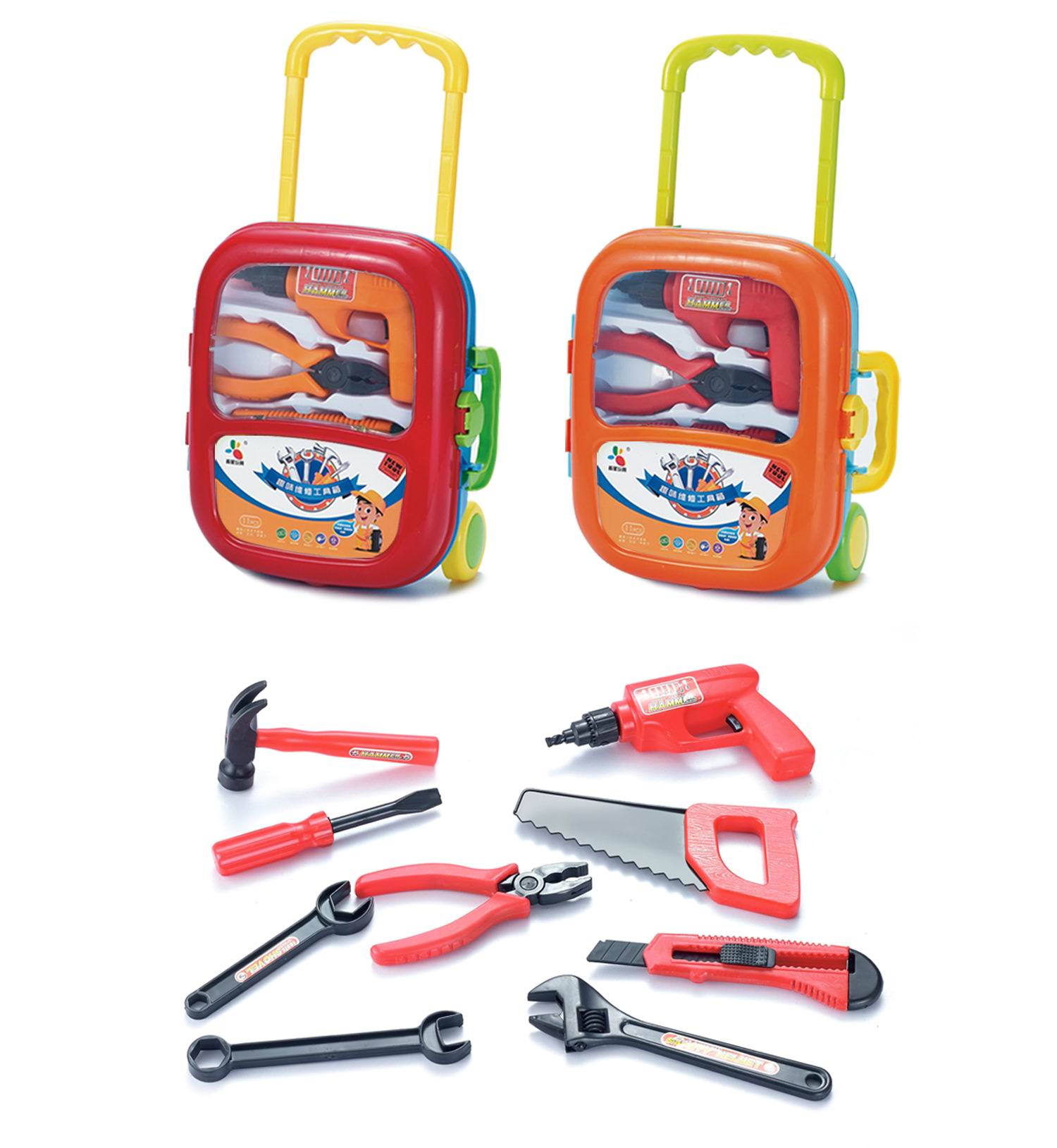 Trẻ em chơi nhà bác sĩ bộ đồ chơi cô gái trang điểm nhà bếp cắt trái cây công cụ du lịch Li trường hợp xe đẩy nam bộ đồ chơi nấu ăn mini