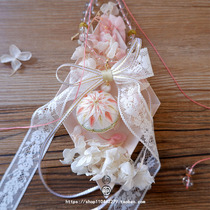 "Zhichun" hand bobo diy material bag Japanese handmade car ornaments bag hanging girlfriends girlfriend birthday gift