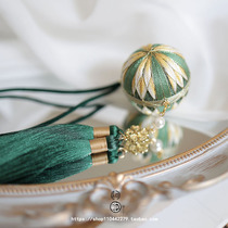 Kwai) hand bobo diy material bag hand embroidery sachet car bag pendant classmate friend birthday gift