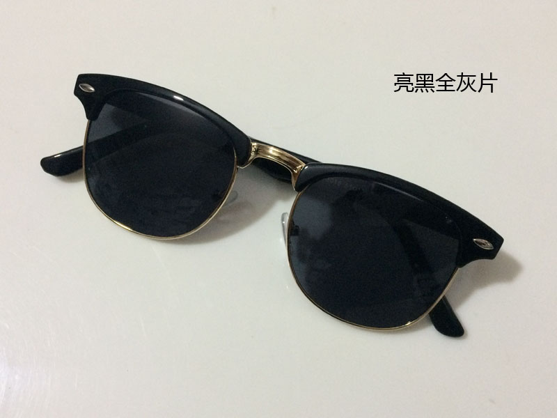 Thời trang retro cổ điển lông mày nửa khung kính kim loại kính thời trang nam