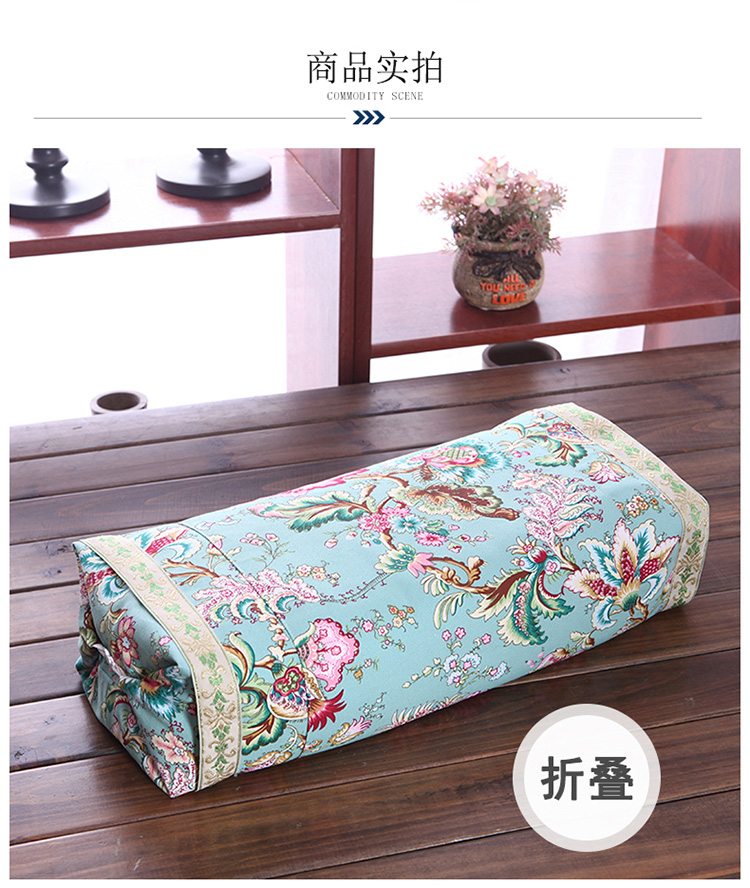 Vỏ kiều mạch gối 1 đôi Bông kiều mạch nguyên chất cổ cao và thấp điều chỉnh độ dày vuông cổ tử cung có thể giặt gối lõi 2 - Gối gối cao su non