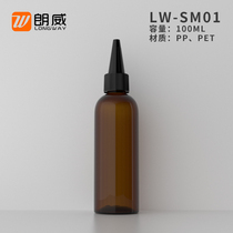 100ml round shoulder tip bottle extrusion plastic bottle shampoo bottle plastic bottle