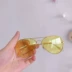 Hàn Quốc phong cách Harajuku phim thủy tinh retro kính râm cô gái mềm mại hoang dã độ dốc màu trong suốt 蛤蟆 kính râm kinh mat Kính đeo mắt kính