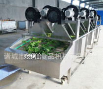 Factory direct sales of large-scale fruit and vegetable cleaning and air-drying machine multi-functional packaging bag cleaning and air-drying line