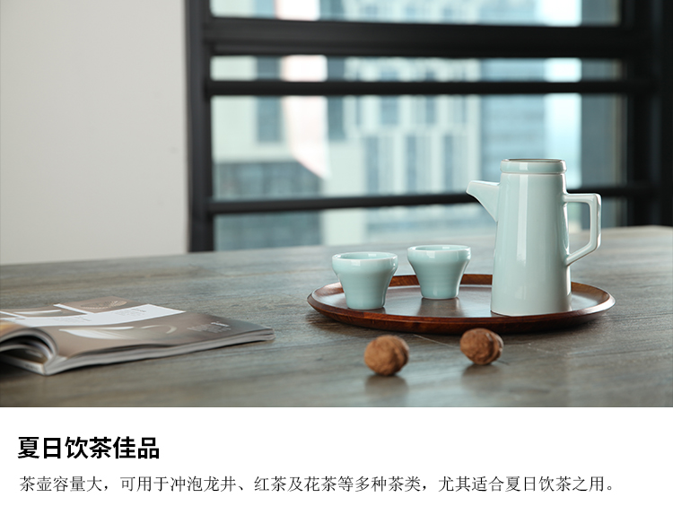 The Wu family fang ying, on ceramic teapot filtering celadon home region of kung fu tea tea tea kettle