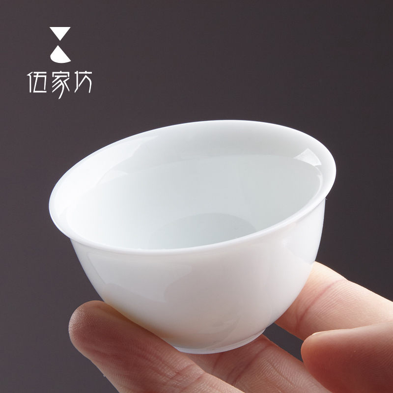 The Wu family fang don 't ink dehua white porcelain white porcelain tea set gift boxes kung fu tea set gift pack