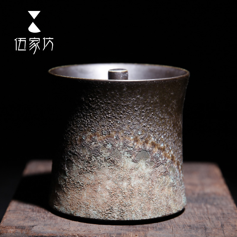 The Wu family fang star glaze ceramic creative caddy fixings small POTS tea caddy fixings tea pot of tea packaging