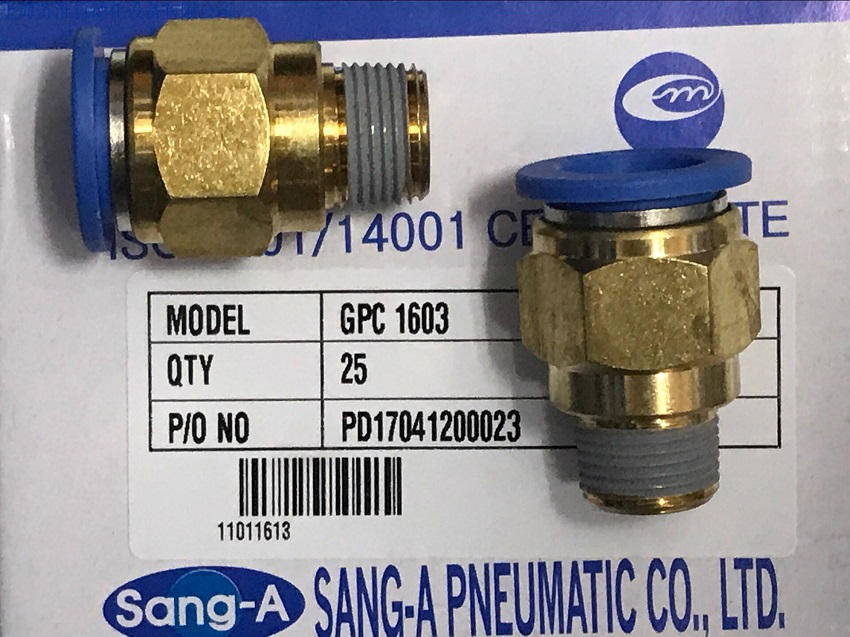 South Korea SANG-A phase A (three A) PC1603 GPC1603 straight-through quick-plug terminal connector