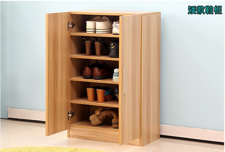 Đặc biệt đơn cửa giày hai cửa đơn giản ba bốn nhiều lớp tủ giày giá giày tủ ban công có thể được tùy chỉnh - Buồng tủ quần áo treo tường