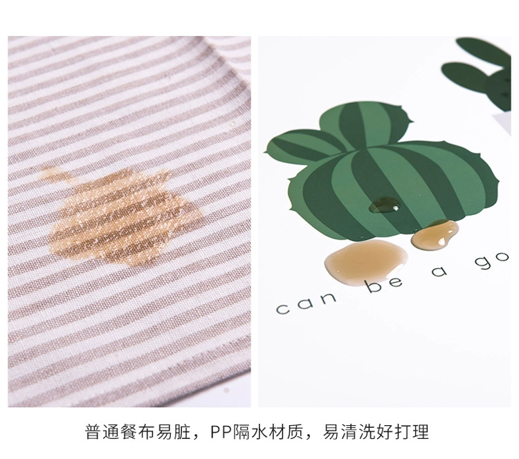 Bảng cách nhiệt mat cách nhiệt mat nhà hàng phim hoạt hình không thấm nước placemat Bắc Âu chống nóng nhà Châu Âu thực phẩm phương Tây mat - Khăn trải bàn