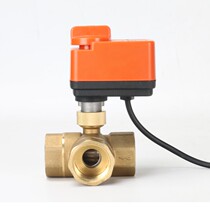 Electric two-way three-way ball valve DC9-30V switch two-wire normally open normally closed solenoid valve two-wire DN15 202532