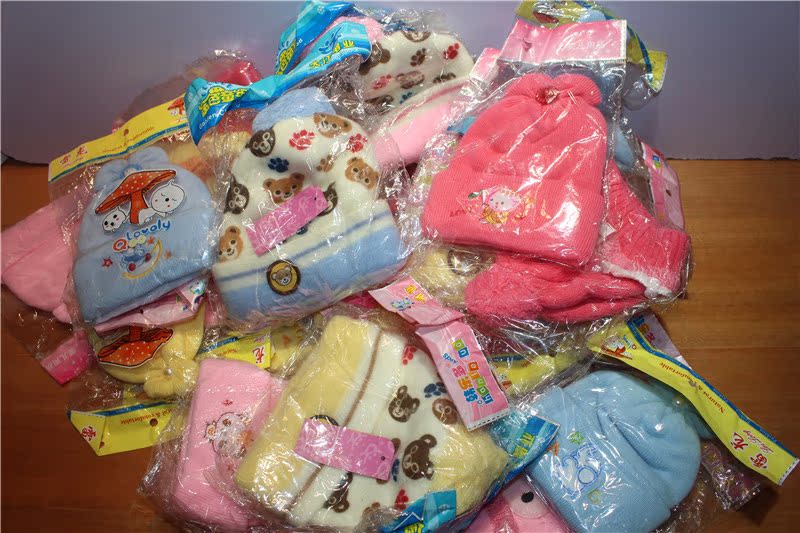 Full 39 yuan autumn and winter newborn baby baby fine hair line hat without velvet