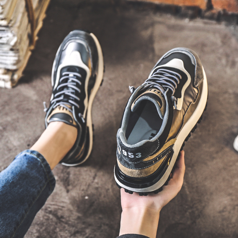 Hong Kong tide brand Supreme with the same old daddy shoes men's casual all-match men's shoes thick bottom heightening sports shoes