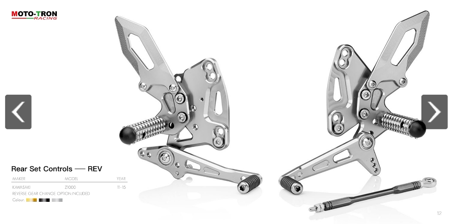 Kawasaki Kawasaki Z1000 Elevated Pedal Suitable for 2011-2019 Models by MOTO-TRON