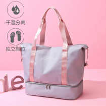 Short-distance travel bag womens summer light fashion trend portable travel bag large capacity admission waiting for delivery luggage bag
