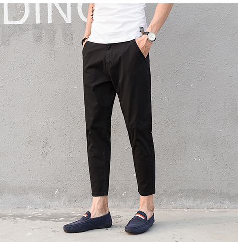 Mùa xuân và mùa thu quần Harlan nam cộng với quần XL chất béo quần áo nam đẹp