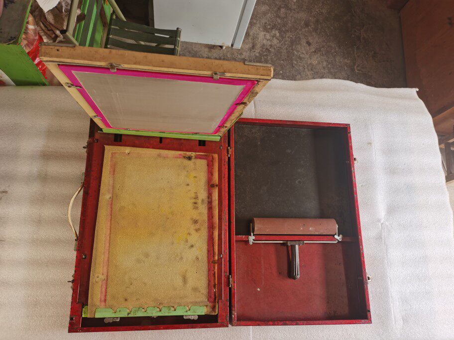 Beijing 801 Elephant hand-push old-fashioned mimeograph machine has six accessories complete to ensure normal use