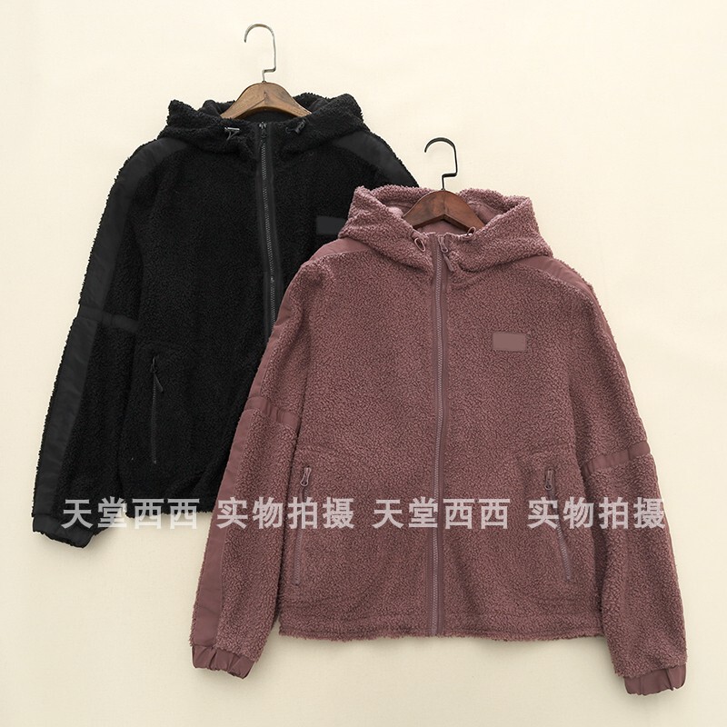 53742 Uk Single~ Teddy Short Fleece Versatile Casual Sports Fleece Loose Hooded Jacket for Women 0.57 53742 Uk Single~ Teddy Short Fleece Versatile Casual Sports Fleece Loose Hooded Jacket for Women 0.57