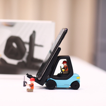Feather Sensation Forklift Creative Mobile Phone Bracket Three-in-one Wireless Charger applies Apple 13 12 Magnetic Magnetic Style Quick Charge
