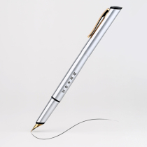 Hero 66 extra fine pen Student homework accounting special pen Semi-pointed all-steel Iridium pen 9 9 yuan