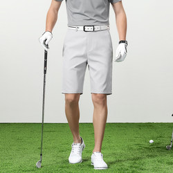 Summer New Golf Shorts for Men, Outdoor Sports and Leisure, Versatile Ice Silk Breathable Loose Straight Mid-Length Pants for Men