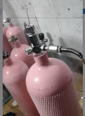 Yige joint industrial steel cylinder to small oxygen cylinder carbon dioxide bottle inflatable tube M14 bridge valve new product