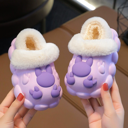 Детские тапочки, демисезонная нескользящая детская удерживающая тепло обувь для раннего возраста, мягкая подошва