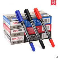 Able 6824 Oily Debit Pen Small Double-header Pen CD Disc Pen Mark Pen Hook pen