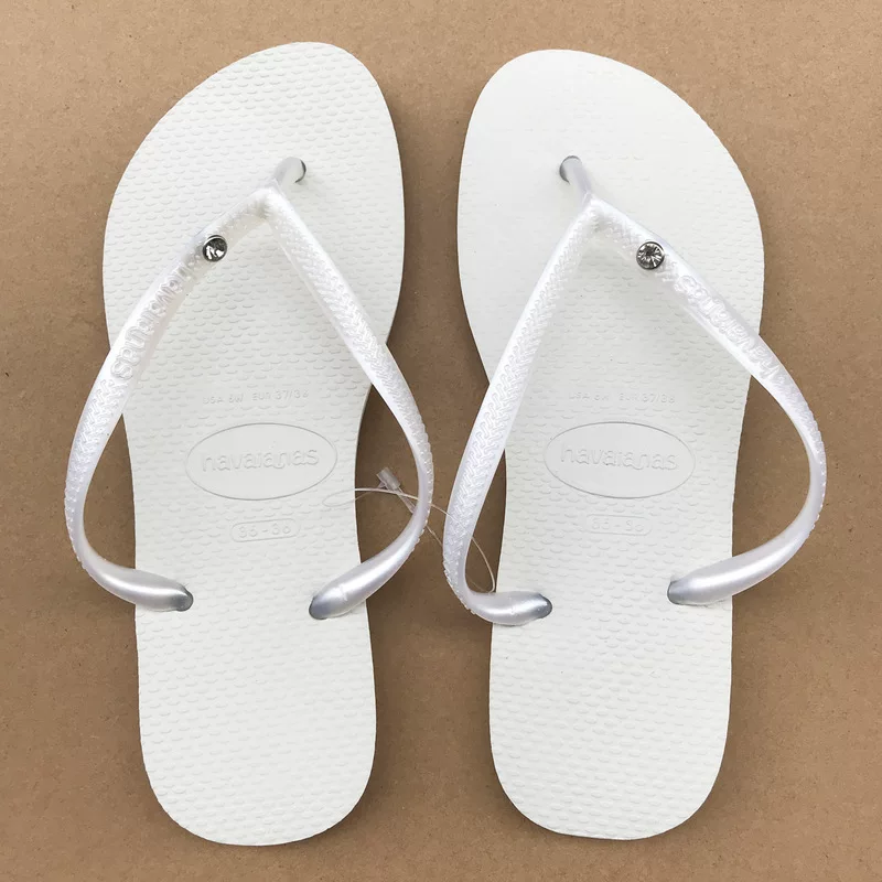 Бразильские шлепанцы havaianas Havana, классические, узкие женские, Victoria's Secret, розовый однотонный цвет, тонкий ремешок, нескользящие сандалии и тапочки