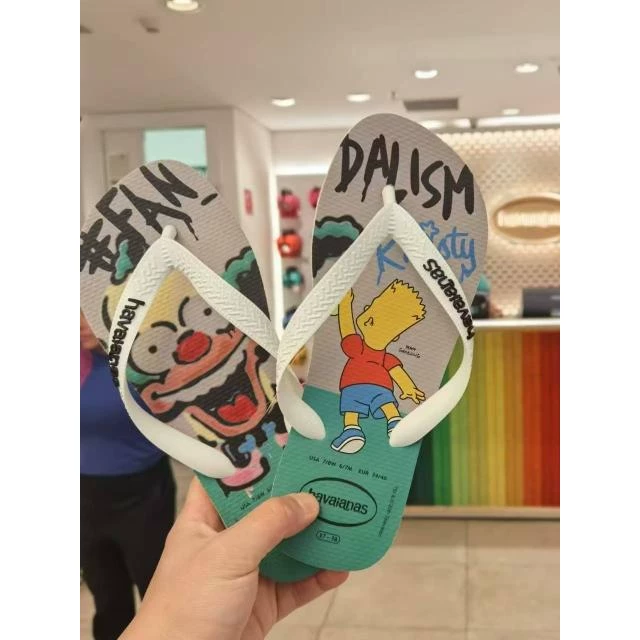 25 Havana шлепанцы Havaianas для мужчин Marvel мультфильм летний пляжный отпуск тапочки антискольжи