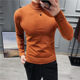 Mid-collar pullover Korean slim-fit men's sweater mid-collar Mid-collar pullover Korean slim-fit men's sweater mid-collar