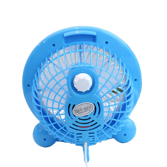 卡通小型电风扇迷你可爱学生宿舍床上台式办公室静音家用小风扇