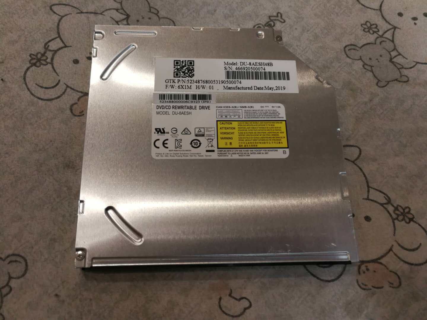 DU-8AESH notebook 9 0MM 9 5 mm built-in optical drive burner all-in-one optical drive