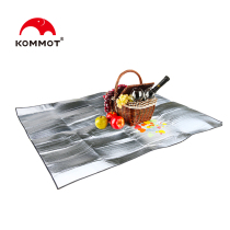 Double-sided aluminum film tent moisture proof mat outdoor 3-4 people outing picnic mat beach mat waterproof climbing mat