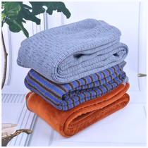 Boy teen high stretch plus fat plus size warm pants thickened flannel cotton pants Super soft large childrens thermal pants
