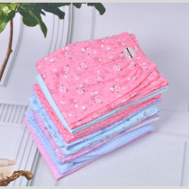 Middle-aged and elderly autumn thin autumn trousers cotton large size pajama pants women wear trousers 180kg elderly loose home pants