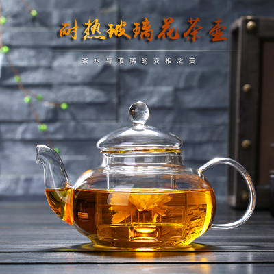 Tea - pot - resistant glass teapot thickens intrabile filter teapot electric pot kung fu tea set
