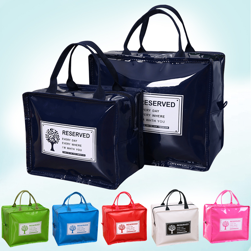 Lunch Box Bag, Leather Hand-Held Insulated Bag, Aluminum Foil Thickened, Korean Style, Fresh, Mommy-Style, Hand-Carrying Lunch Bag Lunch Box Bag, Leather Hand-Held Insulated Bag, Aluminum Foil Thickened, Korean Style, Fresh, Mommy-Style, Hand-Carrying Lunch Bag