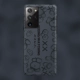 Samsung S21Ultra Серый Синий Kaws