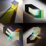 Руджи Ова Детский сад и теневые стеклянные материалы Полная радуга радуга Монтесса Монтессор Дафу Шреджио