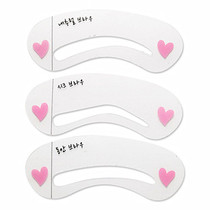 Thrush artifact female eyebrow card eyebrow sticker beginner thrush card one word eyebrow eyebrow repair tool tattoo eyebrow painting eyebrows 3 sets