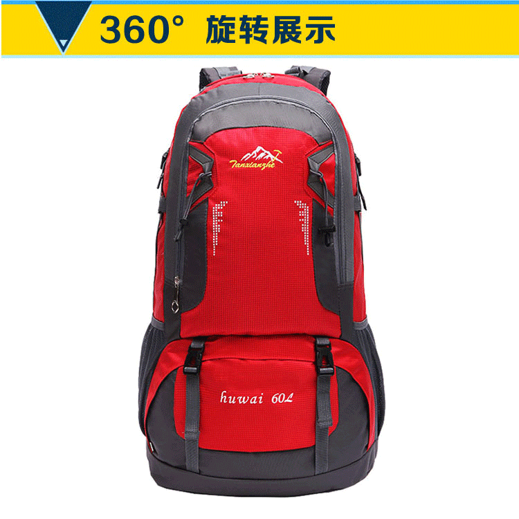 Ngoài trời sắc nét lớn du lịch ba lô ba lô giải trí thể thao túi leo núi 60l hành lý ba lô cặp học sinh tiểu học