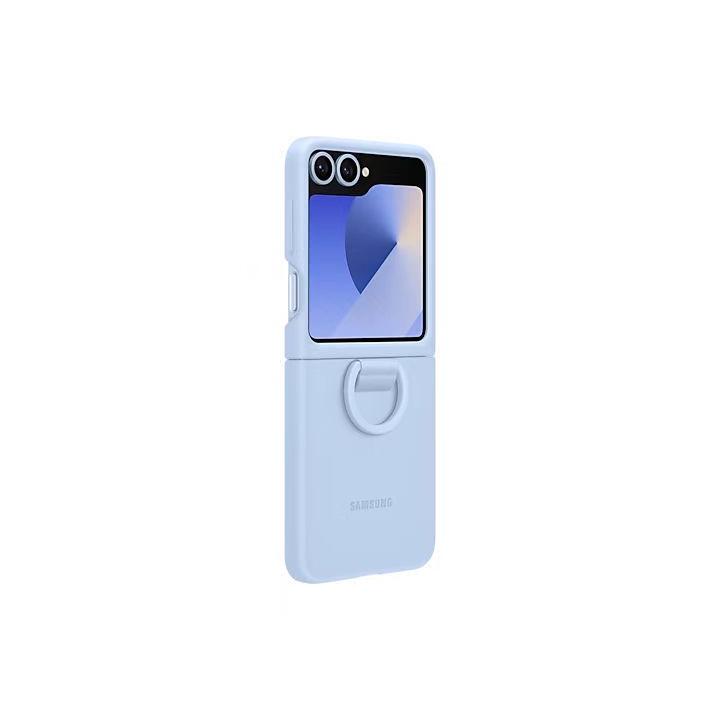 Samsung Galaxy Z Flip6 Ring-Type Silicone Protective Case Flip7Fe W25Flip Foldable Screen Original Protective Case Protective Case Mobile Phone Case