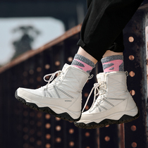 Northeast outdoor snow boots women waterproof non-slip mens warm snow cotton shoes plus velvet padded winter womens shoes big cotton boots