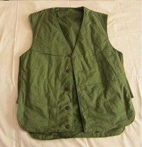 87 cotton vest old military fan cotton vest warm vest military green hot melt cotton vest