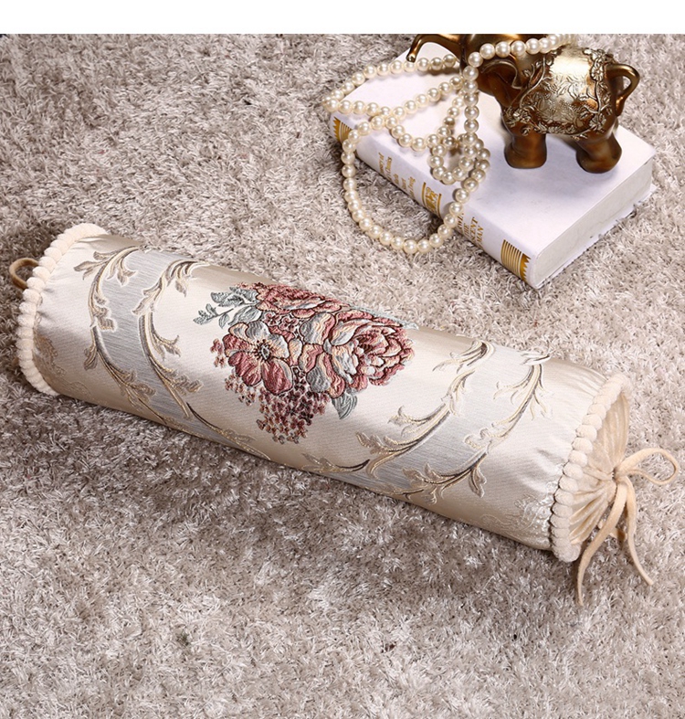 Gối kẹo châu Âu mới Trung Quốc phong cách dân tộc Trung Quốc phong cách sofa hình trụ đệm gối tay gối gối đệm ghế