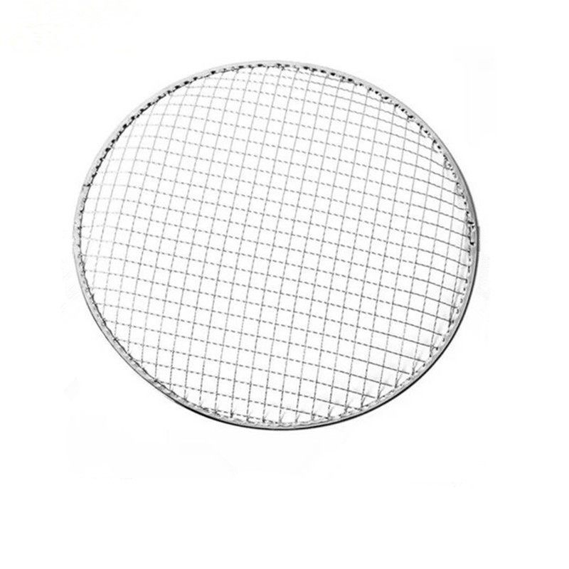 Korean disposable disposable nowash grill mesh round cross grill mesh